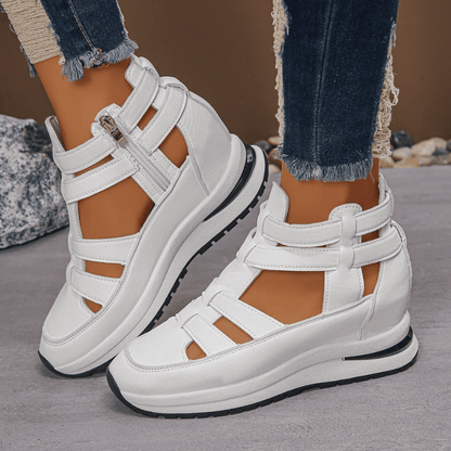 BelleStride™ Orthopedic Platform Sandals - Elegance Without Foot Pain