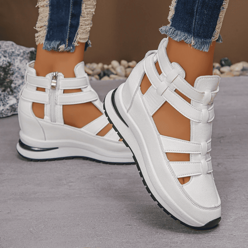 BelleStride™ Orthopedic Platform Sandals - Elegance Without Foot Pain