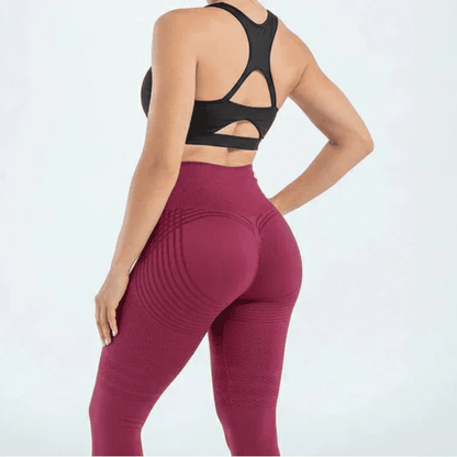 BelleFit™ 3D Anti-Cellulite Sculpting Leggings – Lift Effect & Tummy Control