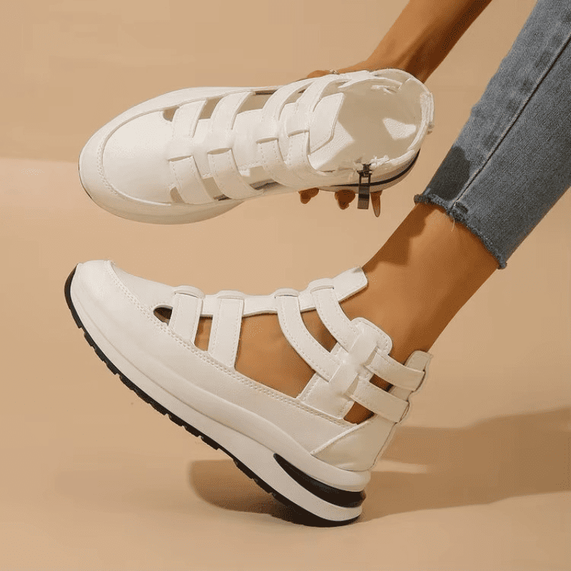 BelleStride™ Orthopedic Platform Sandals - Elegance Without Foot Pain