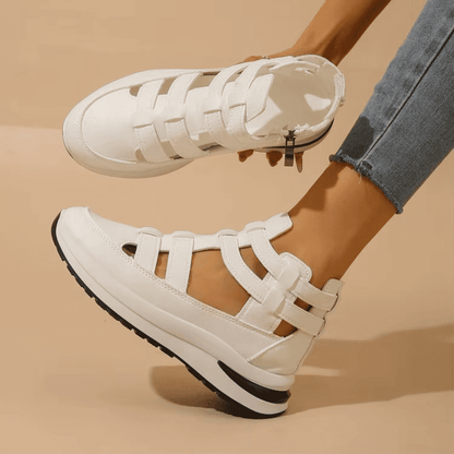 BelleStride™ Orthopedic Platform Sandals - Elegance Without Foot Pain