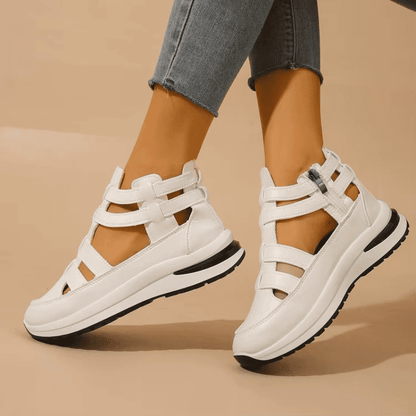 BelleStride™ Orthopedic Platform Sandals - Elegance Without Foot Pain