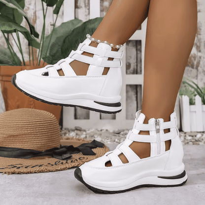 BelleStride™ Orthopedic Platform Sandals - Elegance Without Foot Pain