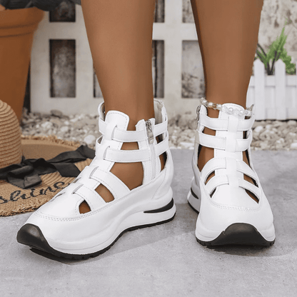 BelleStride™ Orthopedic Platform Sandals - Elegance Without Foot Pain