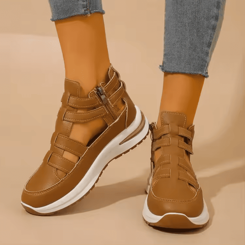 BelleStride™ Orthopedic Platform Sandals - Elegance Without Foot Pain