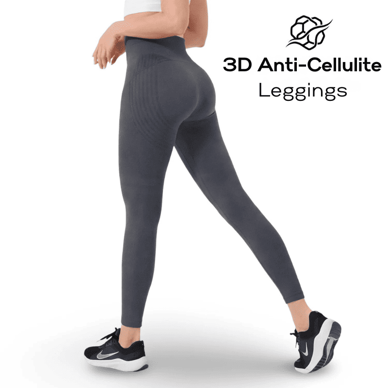 BelleFit™ 3D Anti-Cellulite Sculpting Leggings – Lift Effect & Tummy Control