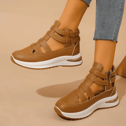 BelleStride™ Orthopedic Platform Sandals - Elegance Without Foot Pain