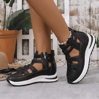 BelleStride™ Orthopedic Platform Sandals - Elegance Without Foot Pain